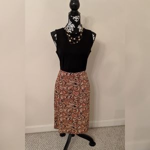 Vintage To The Max skirt. Fun boomerang 90s print